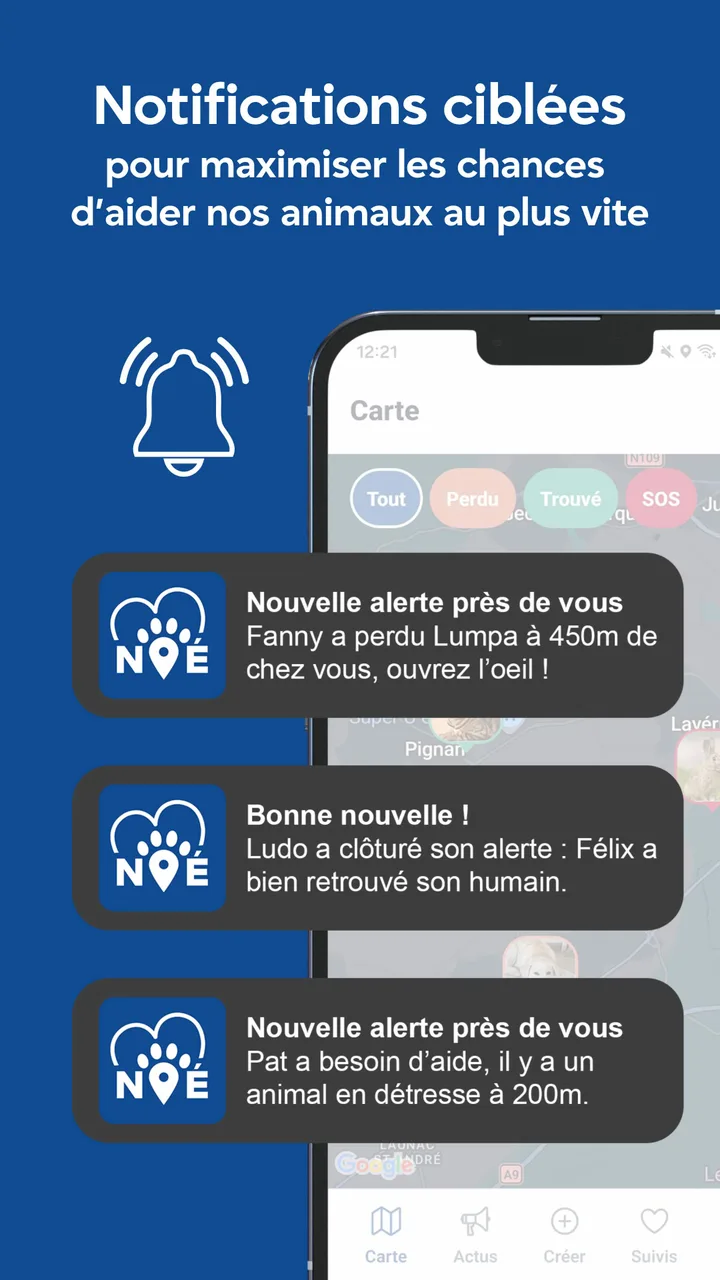 Présentation de l'application Noé — capture 4